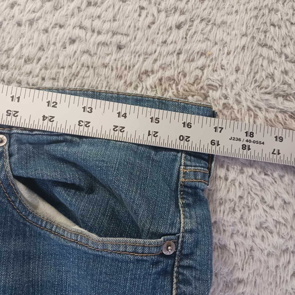 Levi's 505 Mens 34x32 Straight Leg Jeans Medium Wash Heritage Preppy Classic - Picture 6 of 9